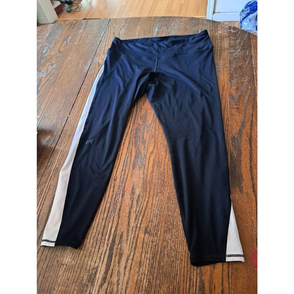 XL Under Armour ColdGear Compression Leggings Black with Pockets